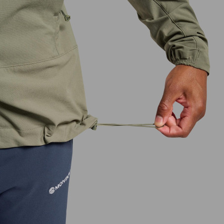 TENACITY HOODIE-CAPER-XL pánská bunda olivová