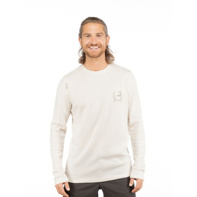 CUENCA-SAND-XXS pánské tričko s dlouhým rukávem pískové