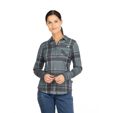 SIMILAUN 2.0-GREYBLUE-44 dámská košile šedomodrá