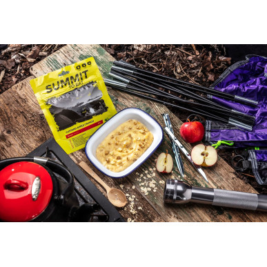 CUSTARD APPLE CRUNCH Pudink s jablečnou drobenkou 87g/424kcal