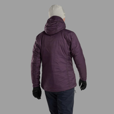 FEM FORTES XT HOODIE-MULBERRY-UK12/M dámská bunda hnědofialová