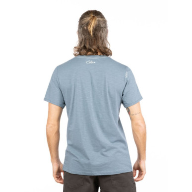 OUT IN NATURE-GREYBLUE-XXL pánské tričko šedomodré