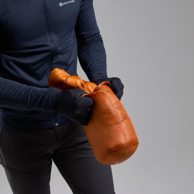 ALPINE 850 LITE HOODIE-FLAME ORANGE-L pánská bunda žlutooranžová