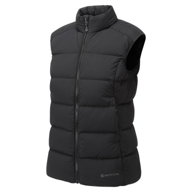 FEM TUNDRA GILET-BLACK-UK12/M dámská vesta černá