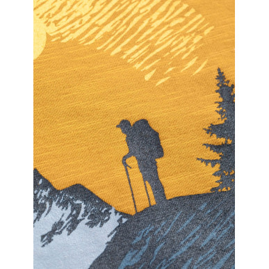 TIME OUTDOORS-CURRY-S pánské tričko kari