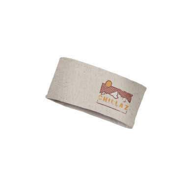 CHILLAZ MOUNTAIN LOGO-SAND-čelenka písková