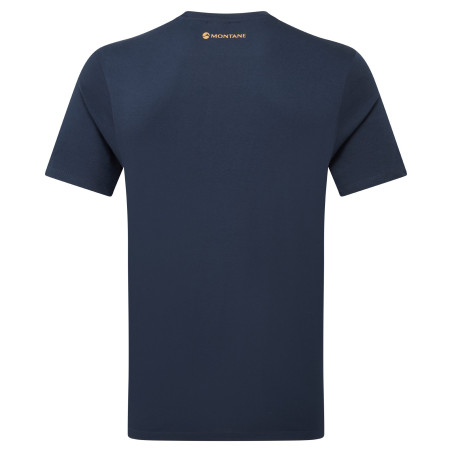 ABSTRACT MOUNTAIN T-SHIRT-ECLIPSE BLUE-XL pánské triko modré