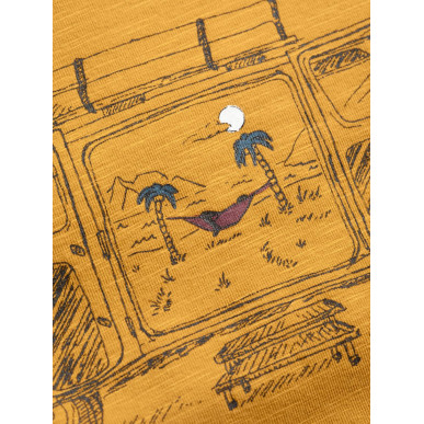 VAN LIFE-CURRY-M pánské tričko kari