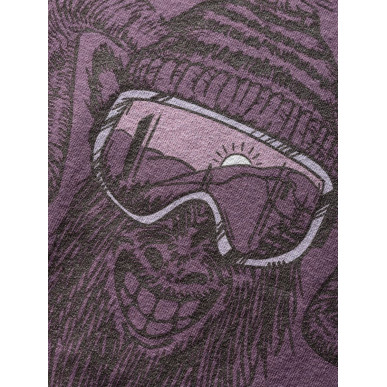 ISEO ROCK HERO WINTER-DARK VIOLET-34 dámské tričko tmavě fialové