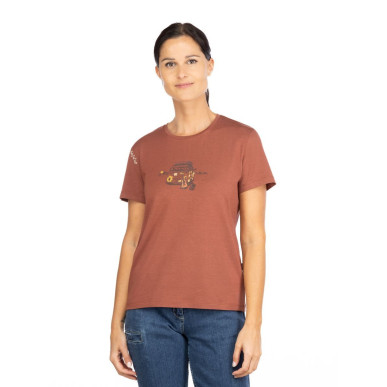 ISEO OUT IN NATURE-BRICK-46 dámské tričko cihlové