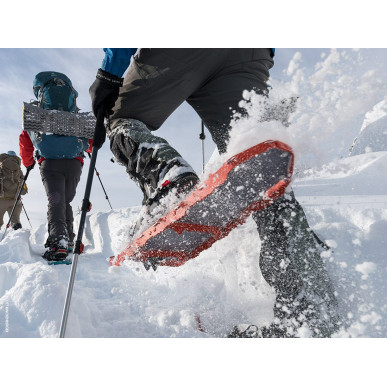 LIGHTNING EXPLORE M 30 International Orange pánské sněžnice 76cm červený rám