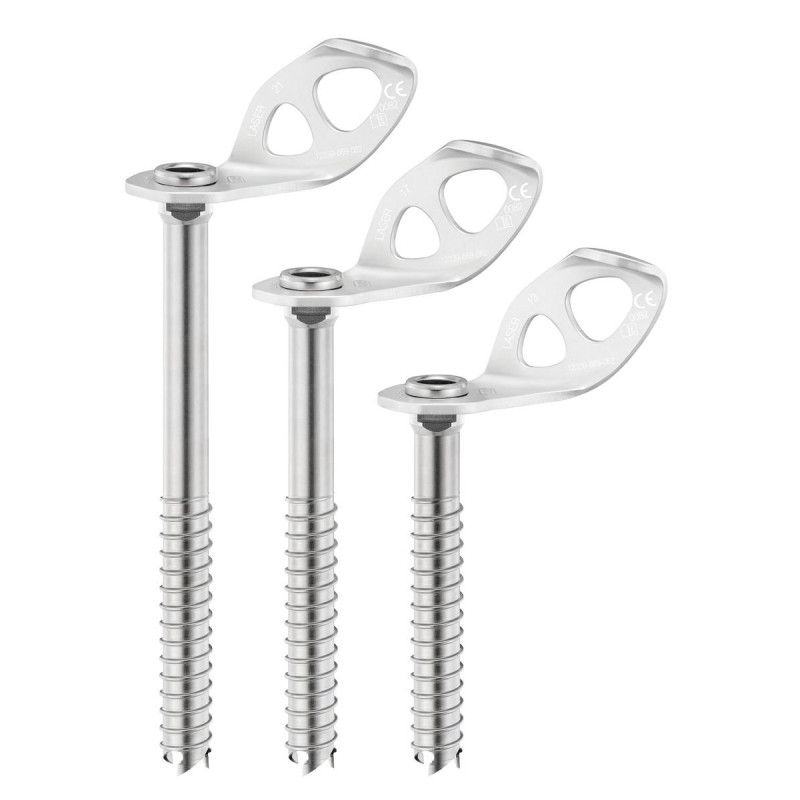 LASER 21cm ledovcová skoba s plaketou