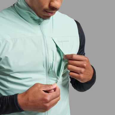 FEATHERLITE GILET-SEA MIST-XXL pánská vesta mentolová