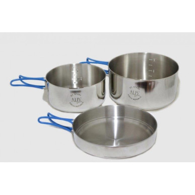 K2 ČESKÁ SADA nádobí 3dílná, nerez