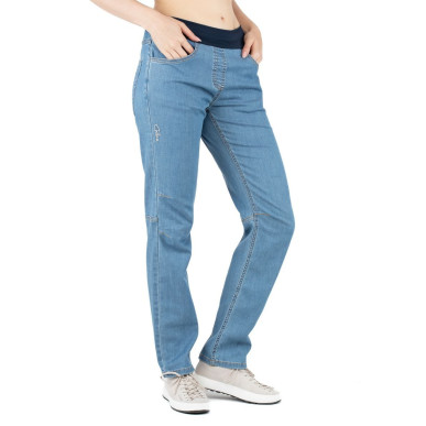 DAONE-DENIM LIGHT BLUE-40 dámské kalhoty světle modré denim