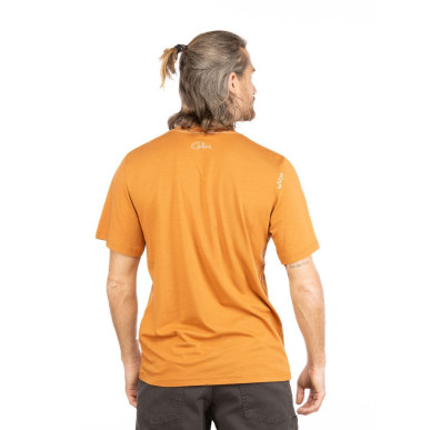 SCARY SCREAM-ORANGE BROWN-XXL pánské tričko oranžovo hnědé