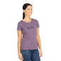 GANDIA MOUNTAINBIKE FLOWERS-DARK VIOLET-36 dámské tričko tmavě fialové