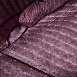 FEM ALPINE 850 NANO HOODIE-MOONSCAPE-UK14/L dámská bunda šedofialová