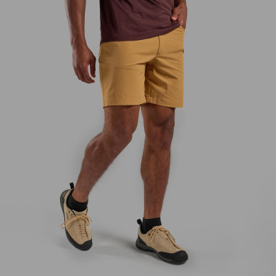 GENOA LITE SHORT-HUSK-38/XXL pánské krťasy žlutohnědé