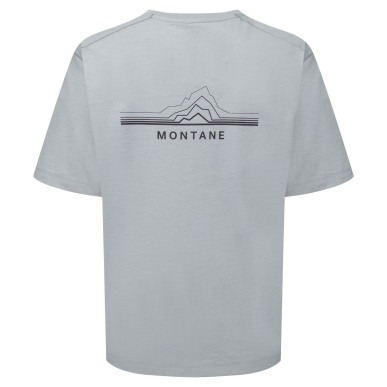 FEM ALHENA MOUNTAIN 25 T-SHIRT-PEBBLE BLUE-UK12/M dámské triko modrošedé