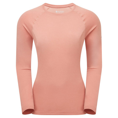 FEM DART LONG SLEEVE T-SHIRT-PINK CLAY-UK12/M dámské triko dlouhý ruk. růžové