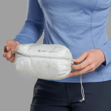 FEM ANTI-FREEZE LITE HOODIE-POWDER-UK8/XS dámská bunda bílá