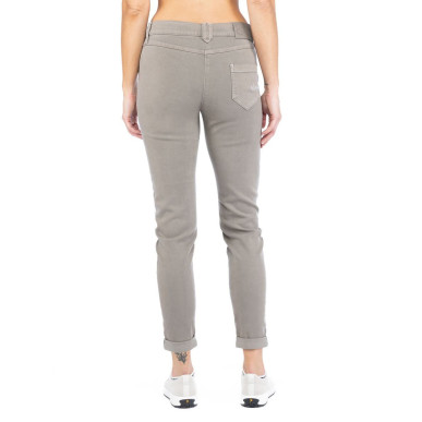 WINTER SPLASH-BROWN-38 dámské kalhoty hnědé