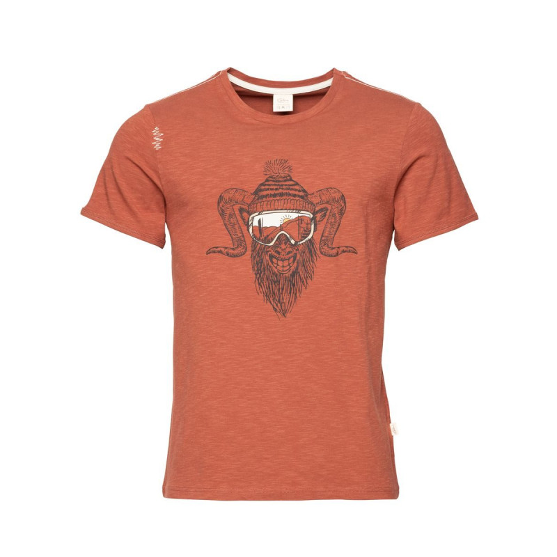 ROCK HERO WINTER-BRICK-S pánské tričko cihlové