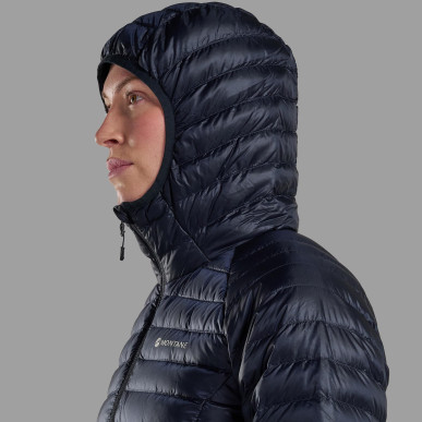 FEM ANTI-FREEZE LITE HOODIE-ECLIPSE BLUE-UK8/XS dámská bunda modrá