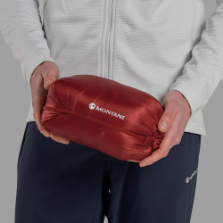 ANTI-FREEZE HOODIE-DARK MAPLE-S pánská bunda tmavě červená