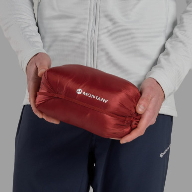 ANTI-FREEZE HOODIE-DARK MAPLE-S pánská bunda tmavě červená