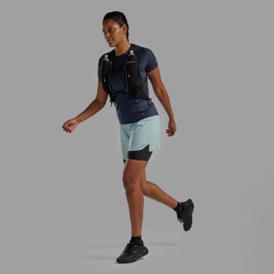 FEM JETSTREAM 6" SHORTS-SEA MIST-UK16/XL dámské kraťasy mentolové