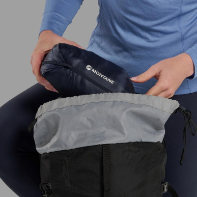 FEM ANTI-FREEZE HOODIE-ECLIPSE BLUE-UK10/S dámská bunda modrá