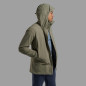 TENACITY HOODIE-CAPER-XXL pánská bunda olivová