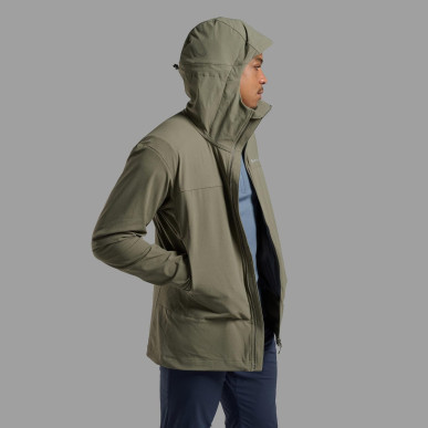 TENACITY HOODIE-CAPER-XXL pánská bunda olivová