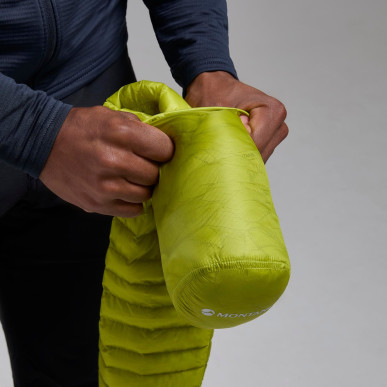 ALPINE 850 NANO HOODIE-CITRUS SPRING-S pánská bunda žlutozelená