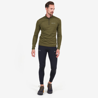 DRAGON LONG TRAIL TIGHTS-BLACK-M pánské kalhoty černé