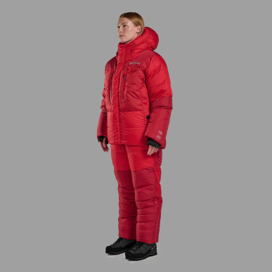 APEX 8000 DOWN JKT-ADRENALINE RED-S unisex bunda červená