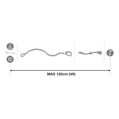 TOOLEASH natahovací smyčka proti ztrátě nářadí