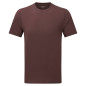ALHENA T-SHIRT-DARK GARNET-S pánské tričko hnědofialové