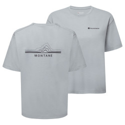 FEM ALHENA MOUNTAIN 25 T-SHIRT-PEBBLE BLUE-UK12/M dámské triko modrošedé