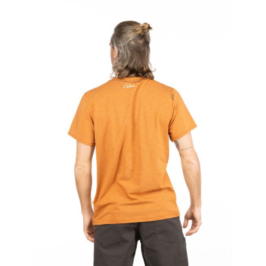 CHILLAZ TIME TO CHILL-ORANGE BROWN-XS pánské tričko oranžovo hnědé