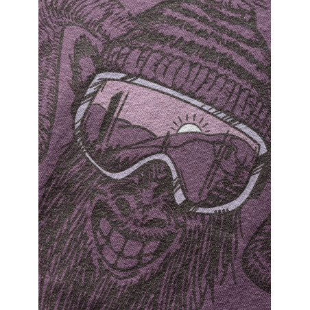 ISEO ROCK HERO WINTER-DARK VIOLET-32 dámské tričko tmavě fialové