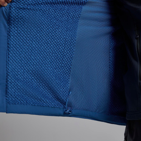 KHAMSIN HOODIE-NEPTUNE BLUE-S pánská bunda modrá