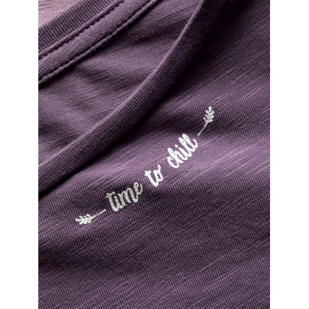 BALANCED-DARK VIOLET-36 dámské tričko s dlouhým rukávem tmavě fialové