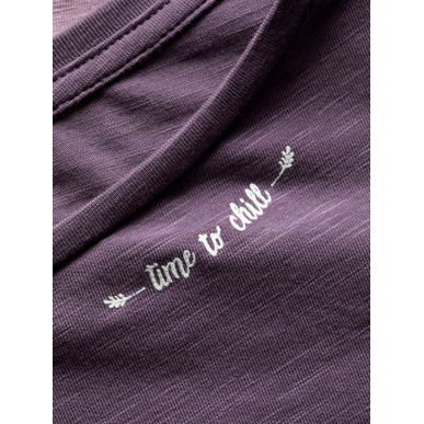 BALANCED-DARK VIOLET-38 dámské tričko s dlouhým rukávem tmavě fialové