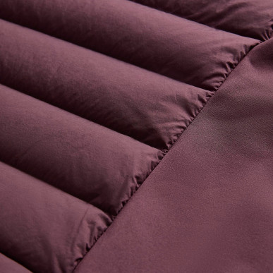 COMPOSITE HOODIE-DARK GARNET-M pánská bunda hnědofialová