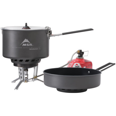 WINDBURNER STOVE SYSTEM COMBO plynový vařič, 2,5 l hrnec a pánvička