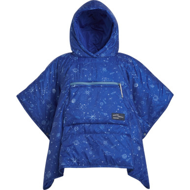 KIDS HONCHO PONCHO Space Print dětské eraLoftové pončo modré vesmír