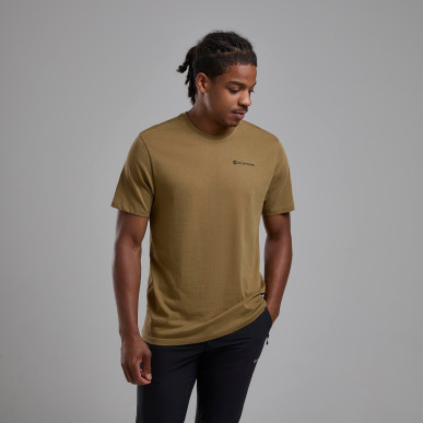WEAR REPAIR TEE-OLIVE-S pánské tričko olivové 